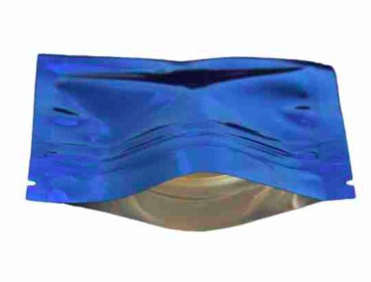 Sluitzakje aluminium blauw