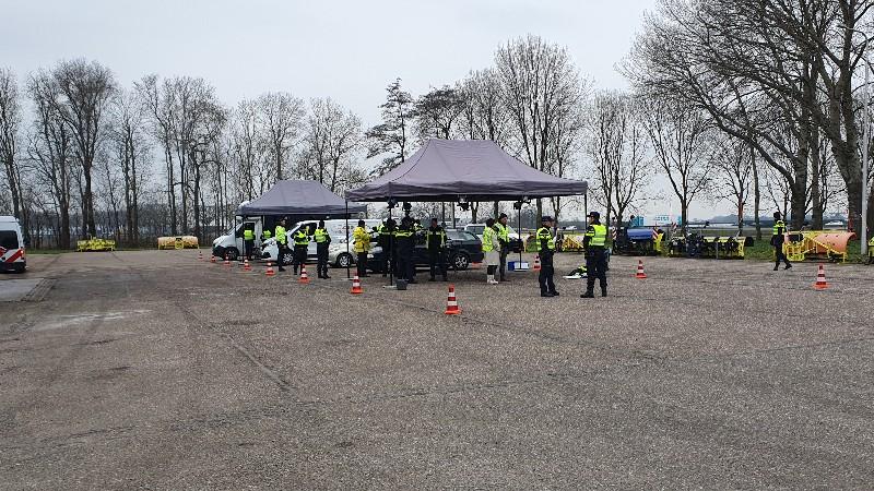 Verkeersrazzia Wouwse Plantage