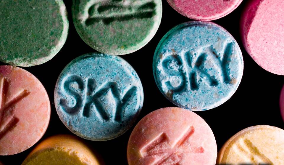 XTC pillen met Sky opdruk