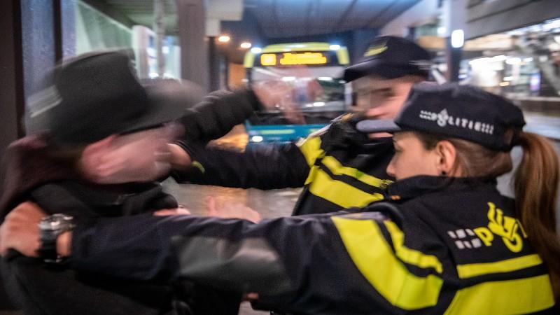 Geweld tegen de politie