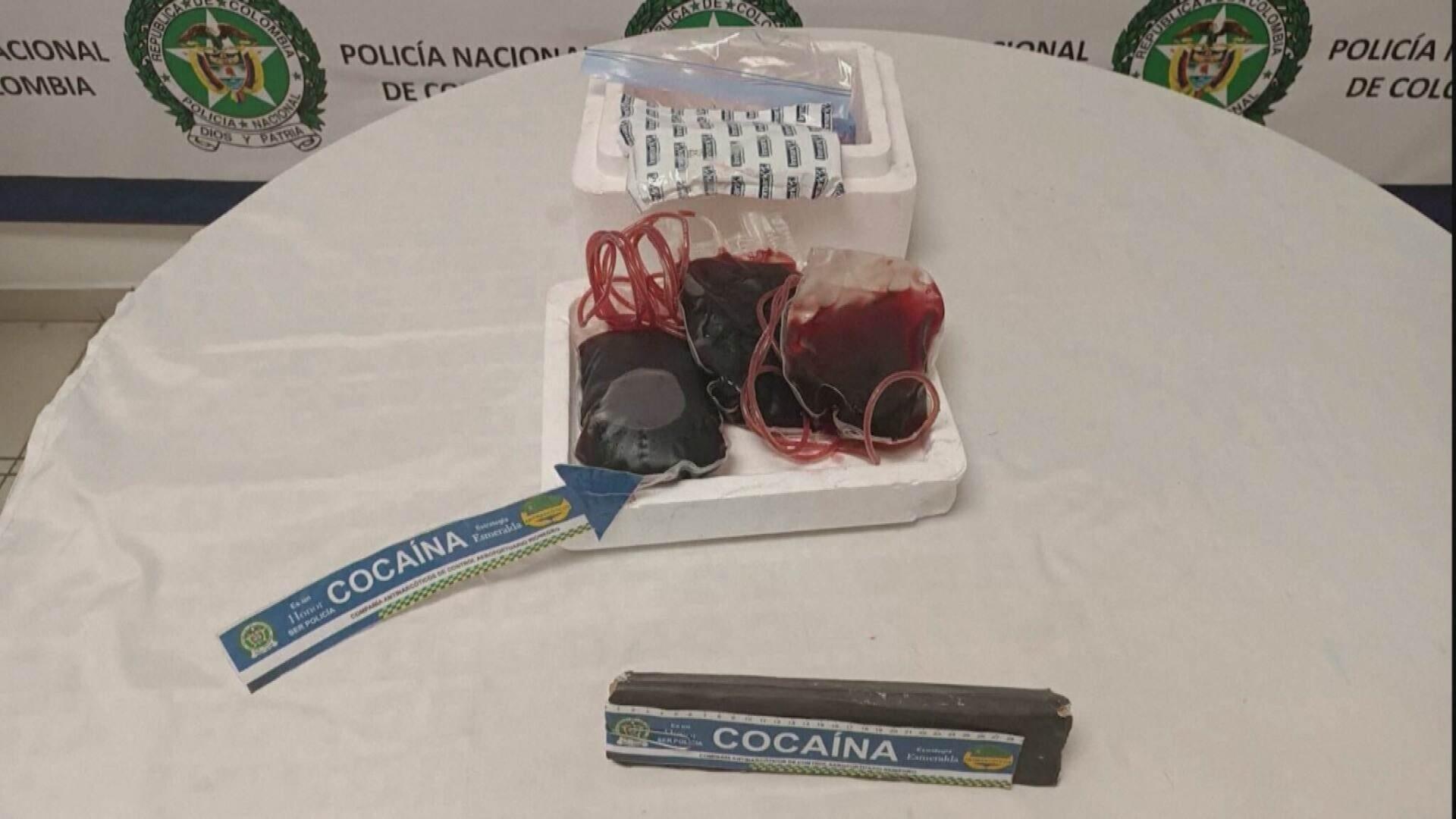 Cocaïne in bloedzakken