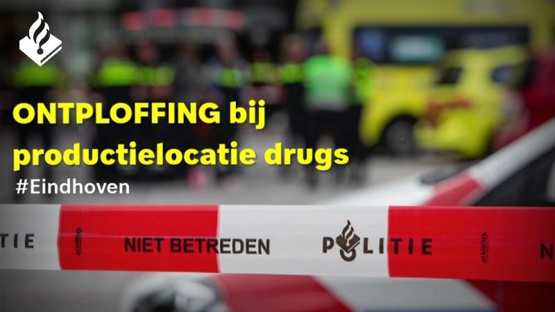 Ontploffing Eindhoven drugsproductielocatie