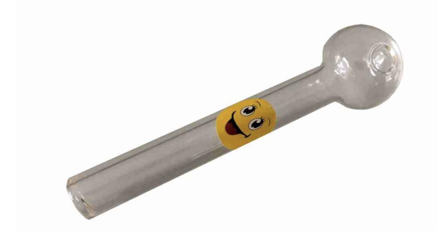 Glazen hasj olie pijpje