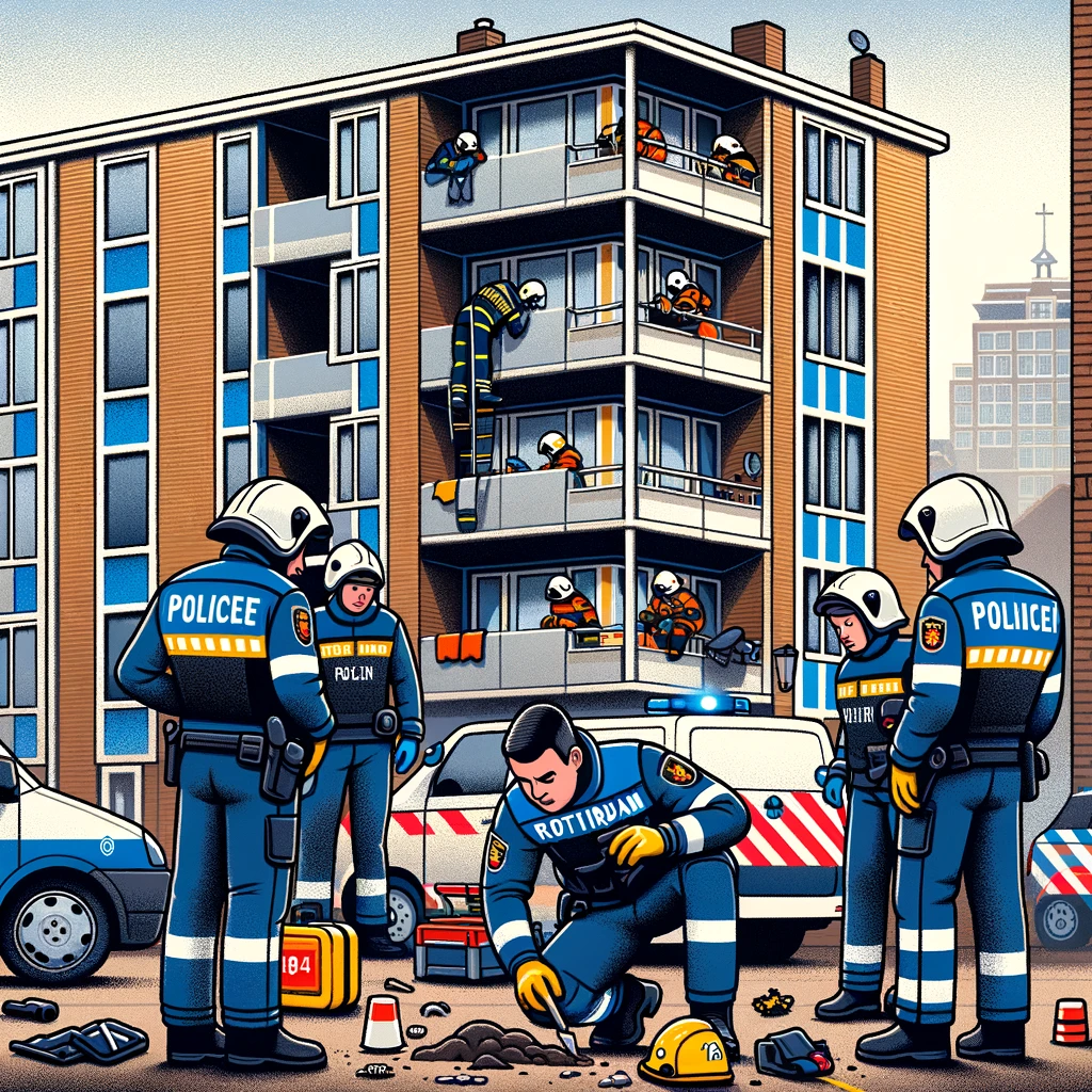 Drugslab in portiekflat