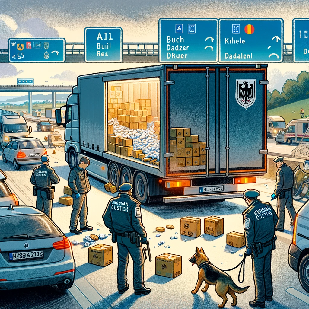 Drugsvangst in Duitsland