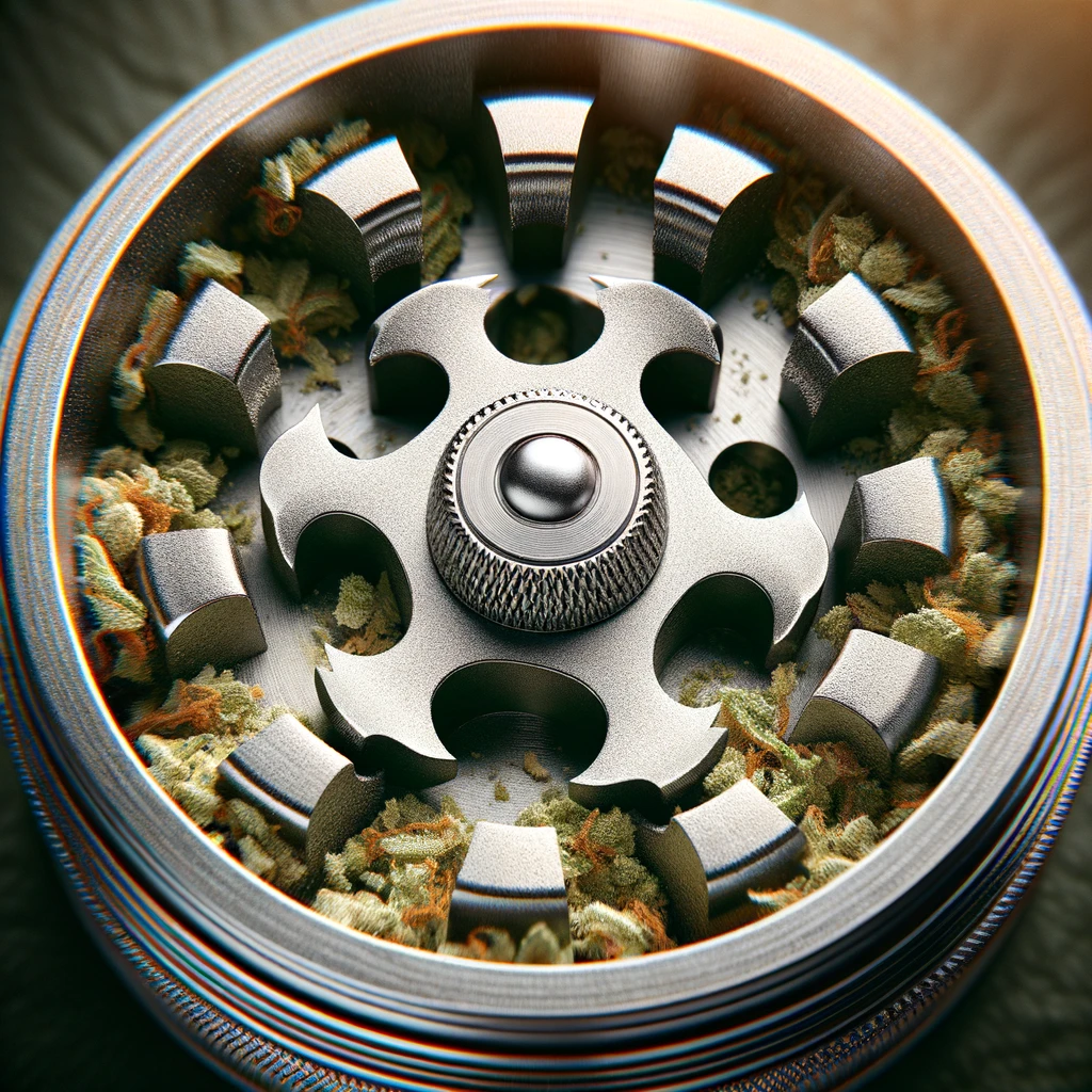 Grinder closeup