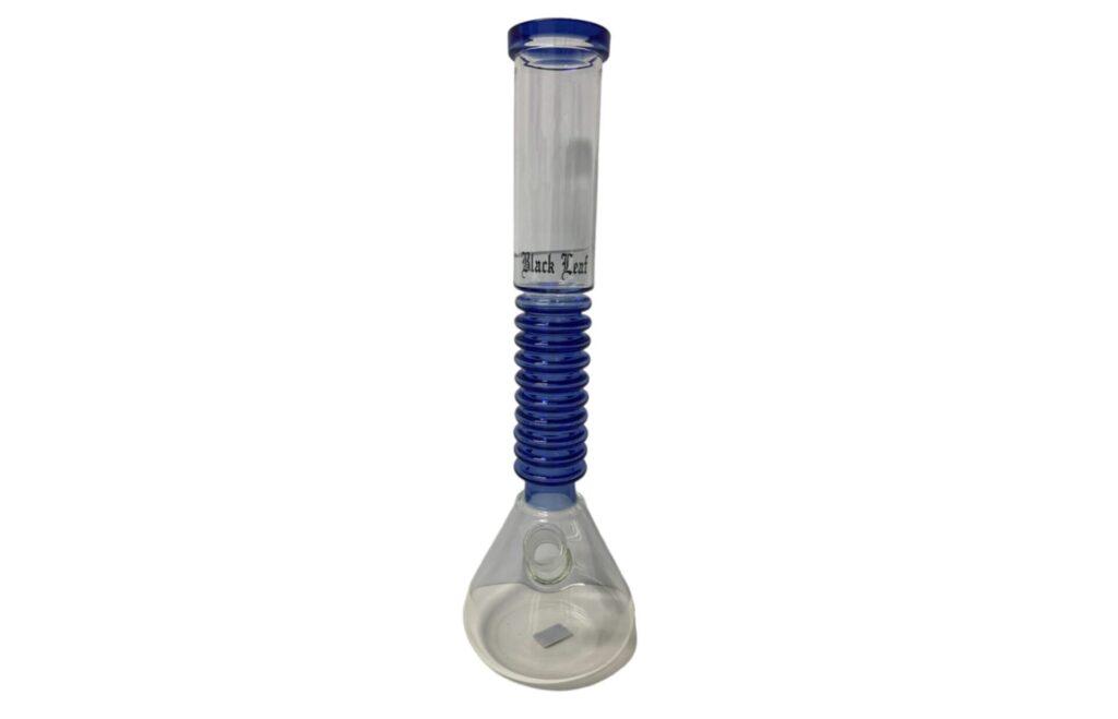 Bong Borosilicaatglas met Blauwe Ringen - 39 cm