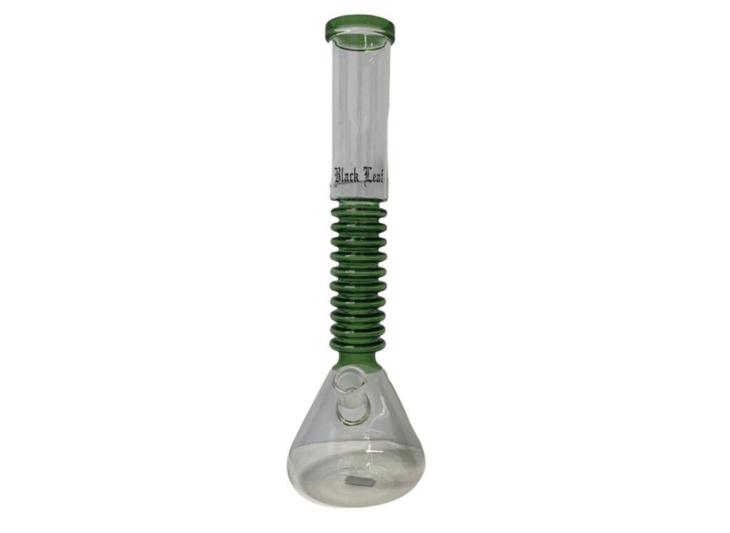 Bong Borosilicate Glass ringen 39cm Groen