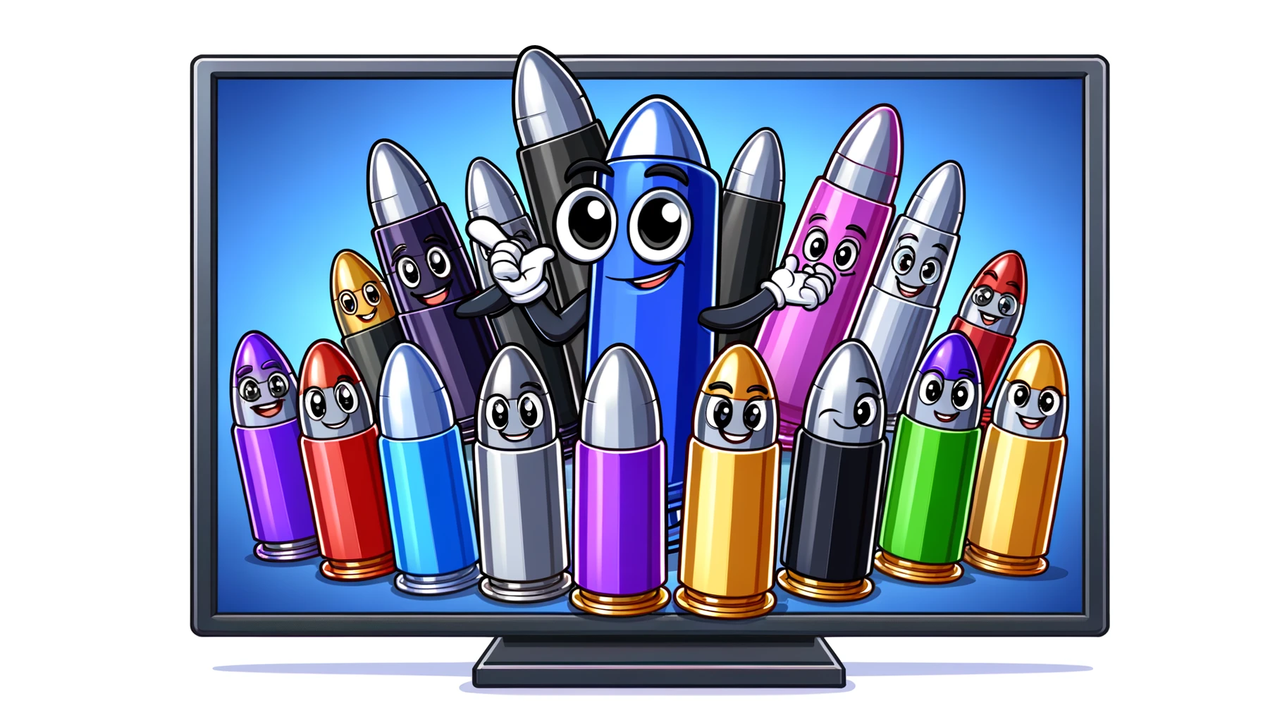 Bullets gekleurd van aluminium bij Wapwinkel