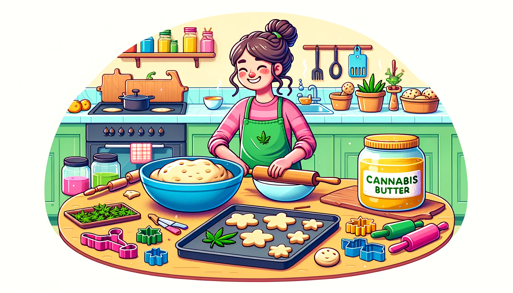 Cannabis roomboterkoekjes