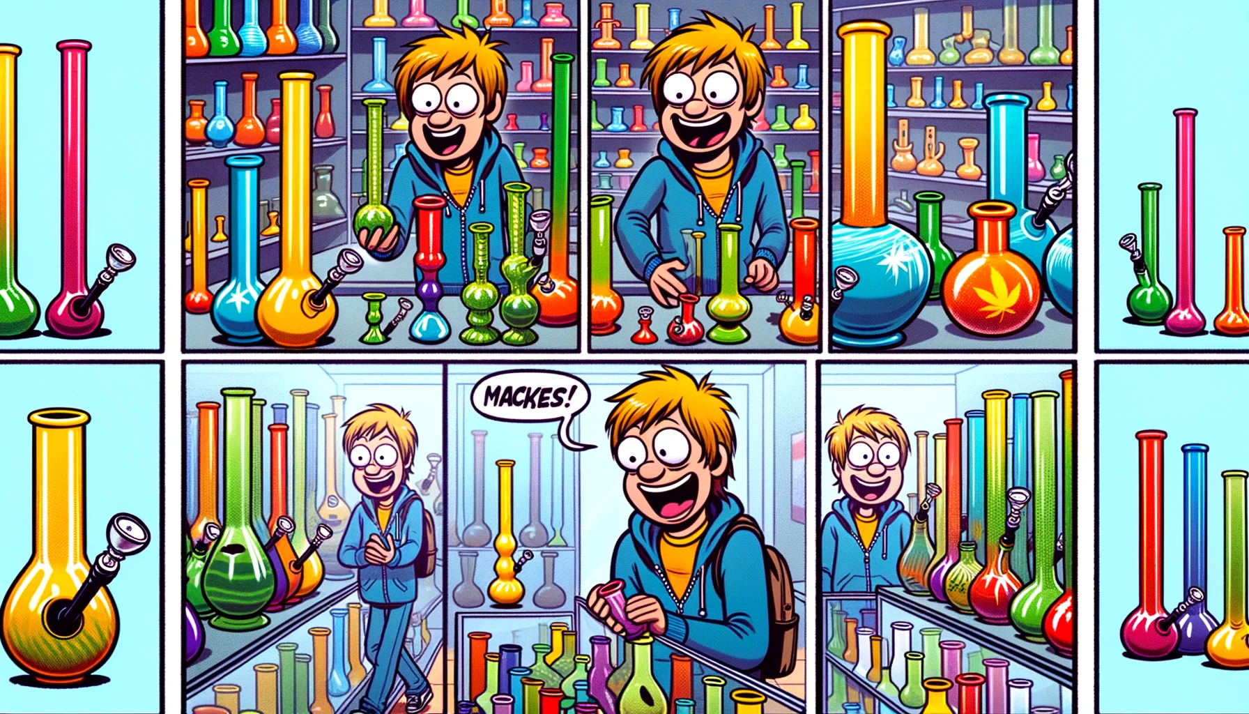 Glazen bong kopen bij Wapwinkel