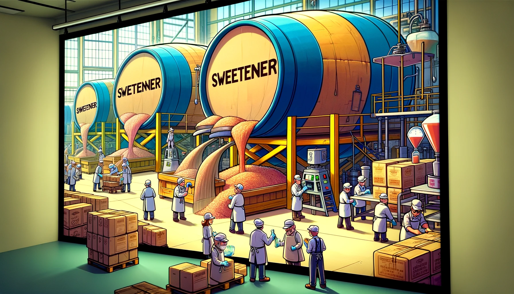 Zoetstoffen verpakken