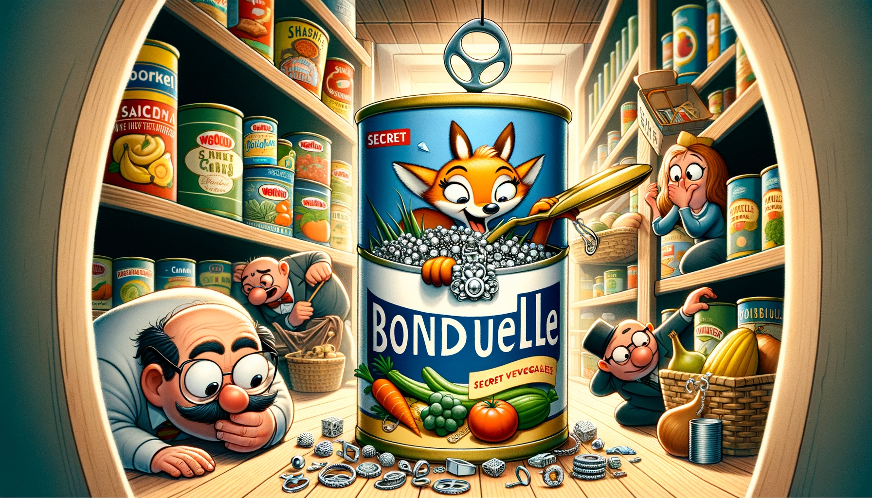 Stash van Bonduelle met geheime opbergruimte