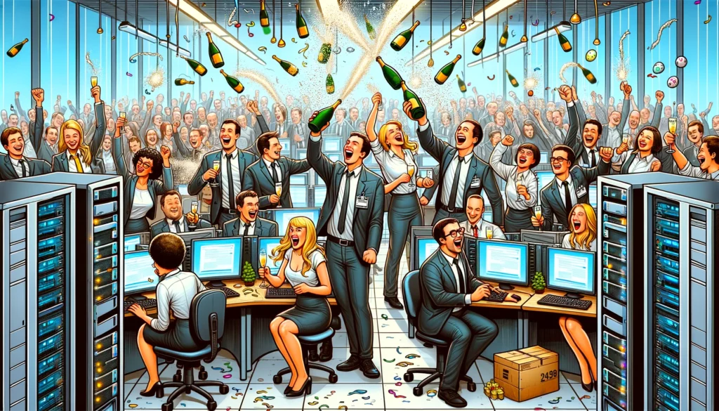 Server update geslaagd