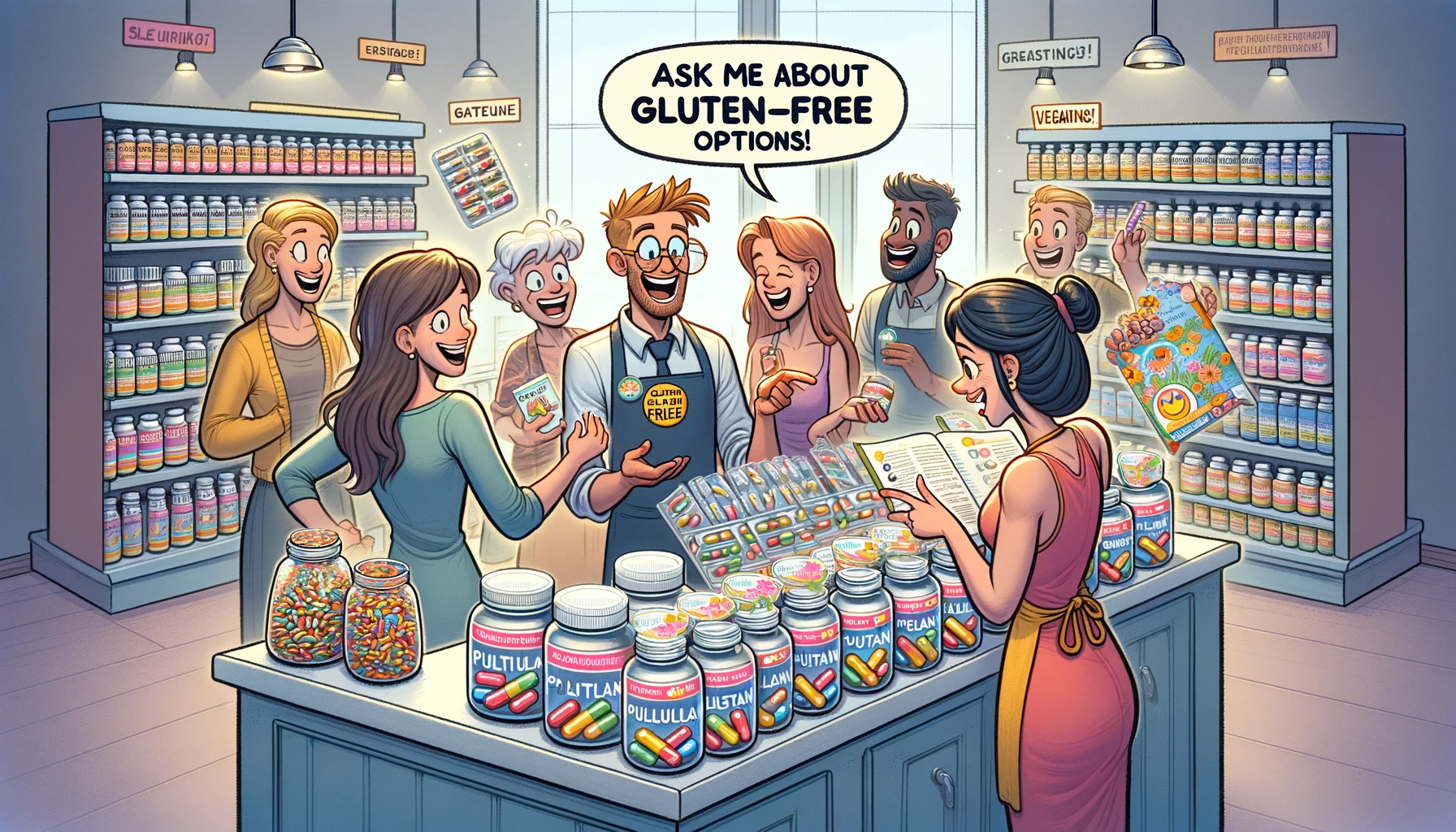 Glutenvrije capsules bij Wapwinkel