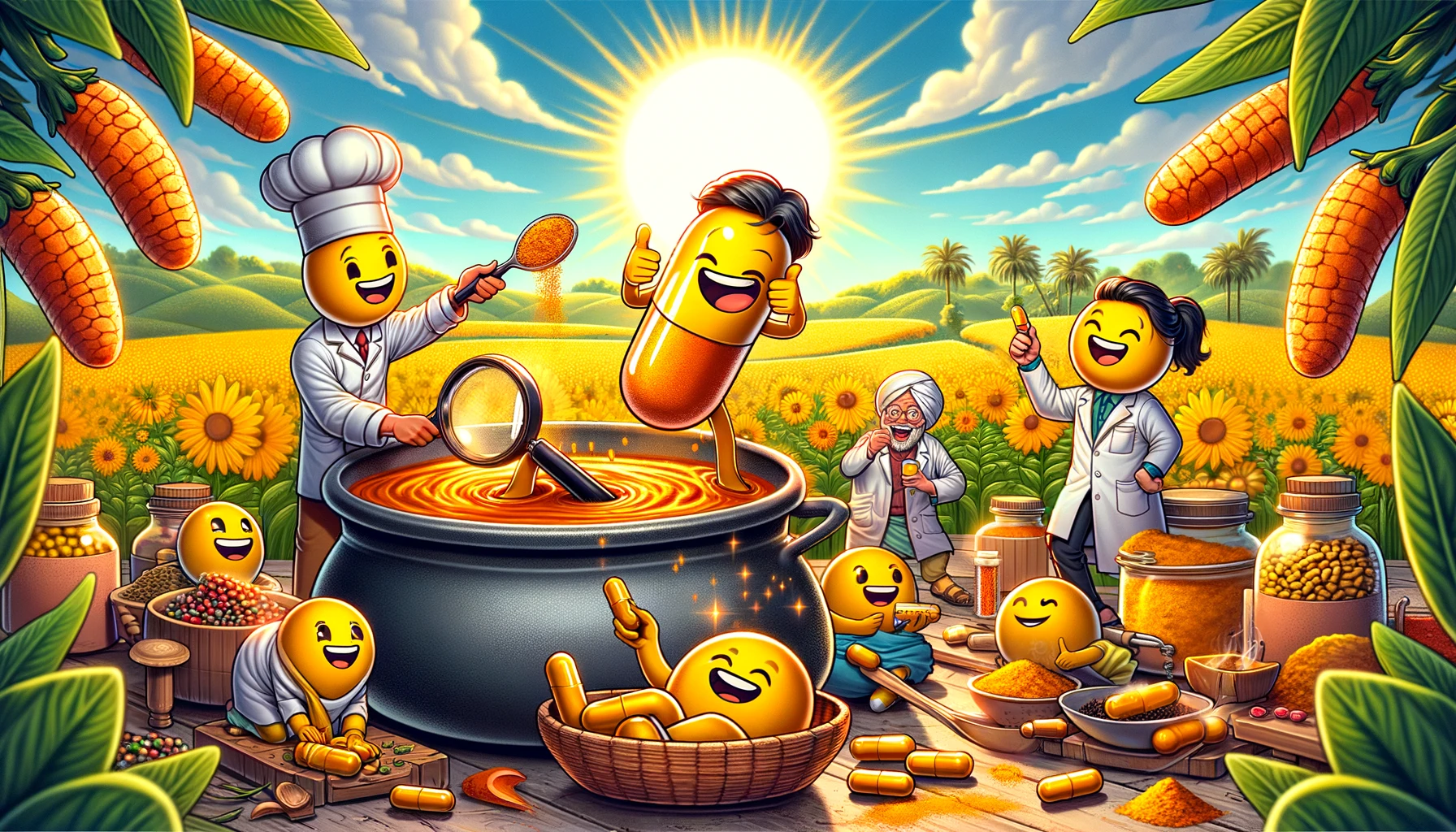 Kurkuma capsules met zwarte peper