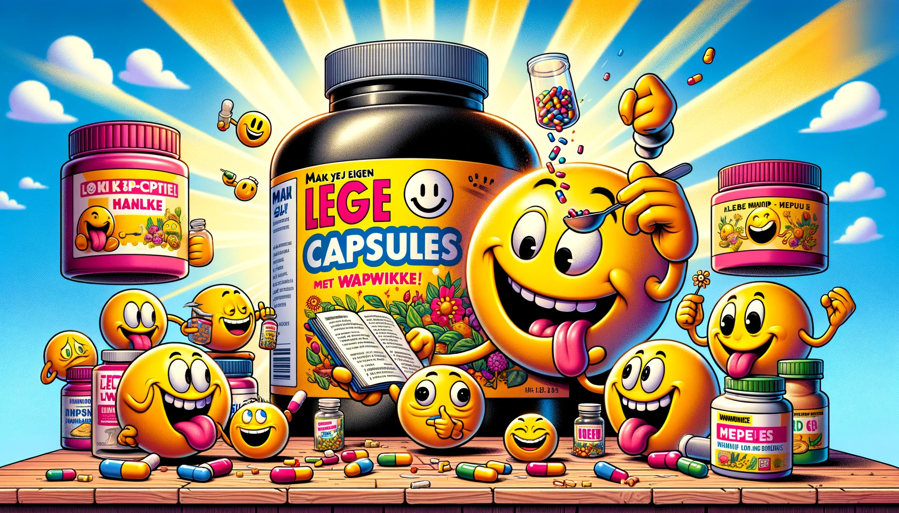 Lege capsules van Wapwinkel