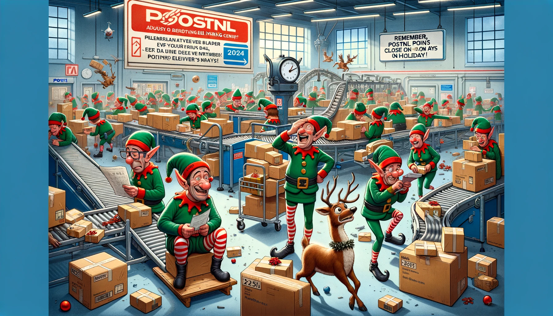 Bezorging tijdens feestdagen