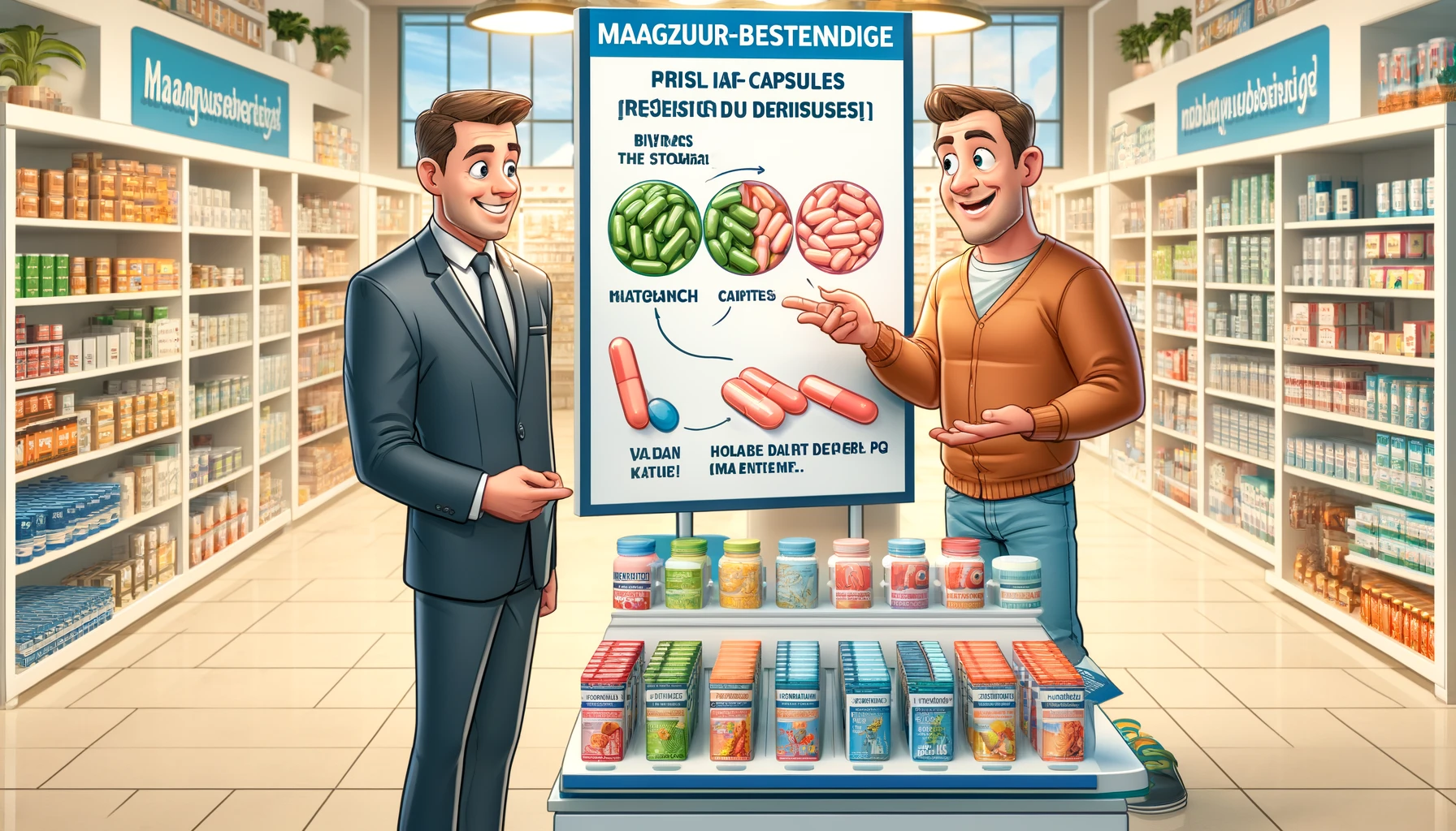 Maagzuur bestendige capsules