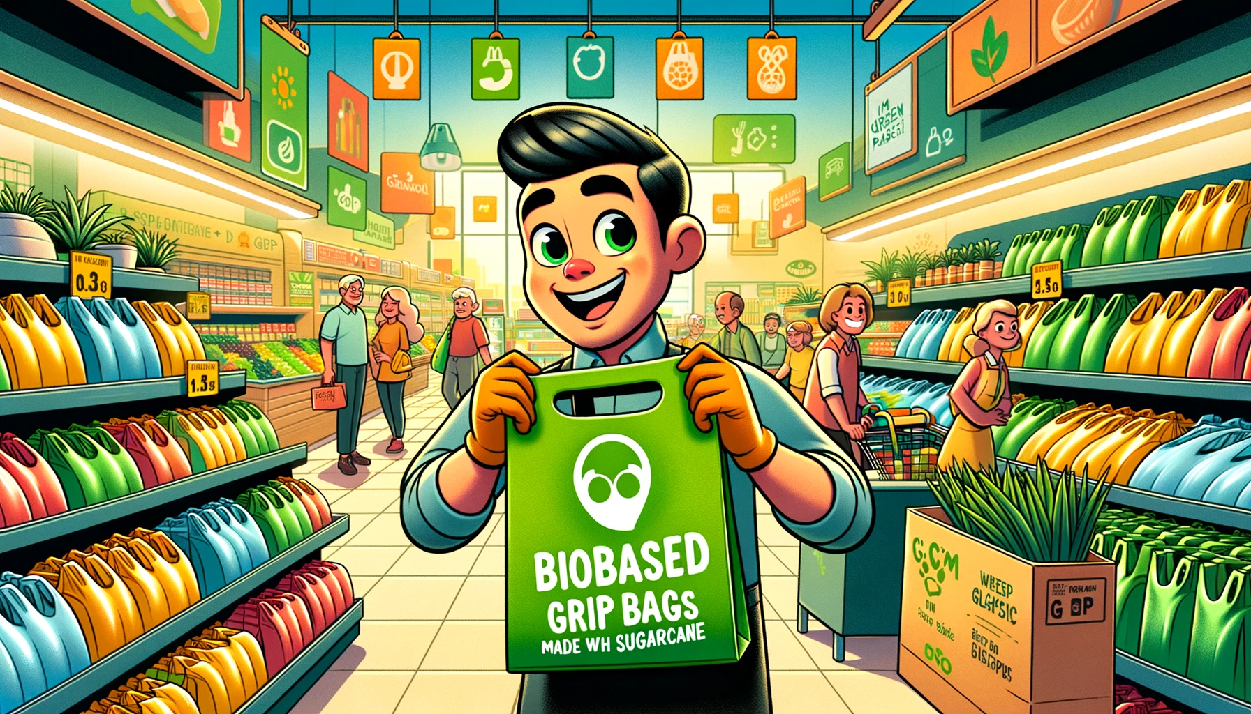 Bio based gripzakjes