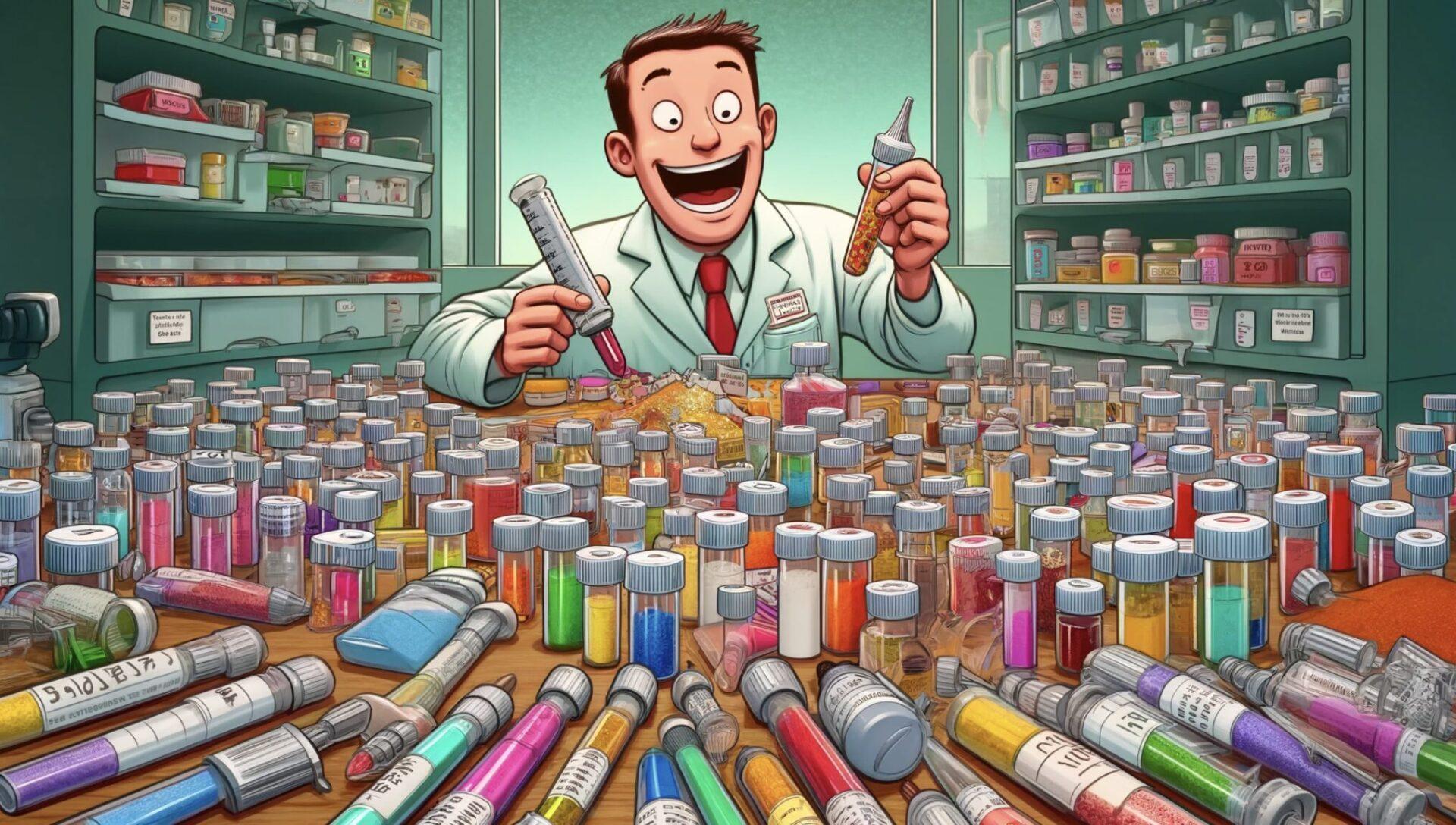 Lege buisjes met schroefdop