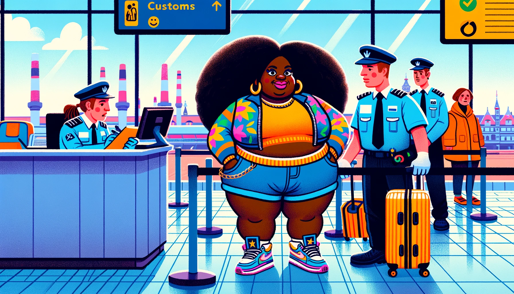 Nicki Minaj op Schiphol