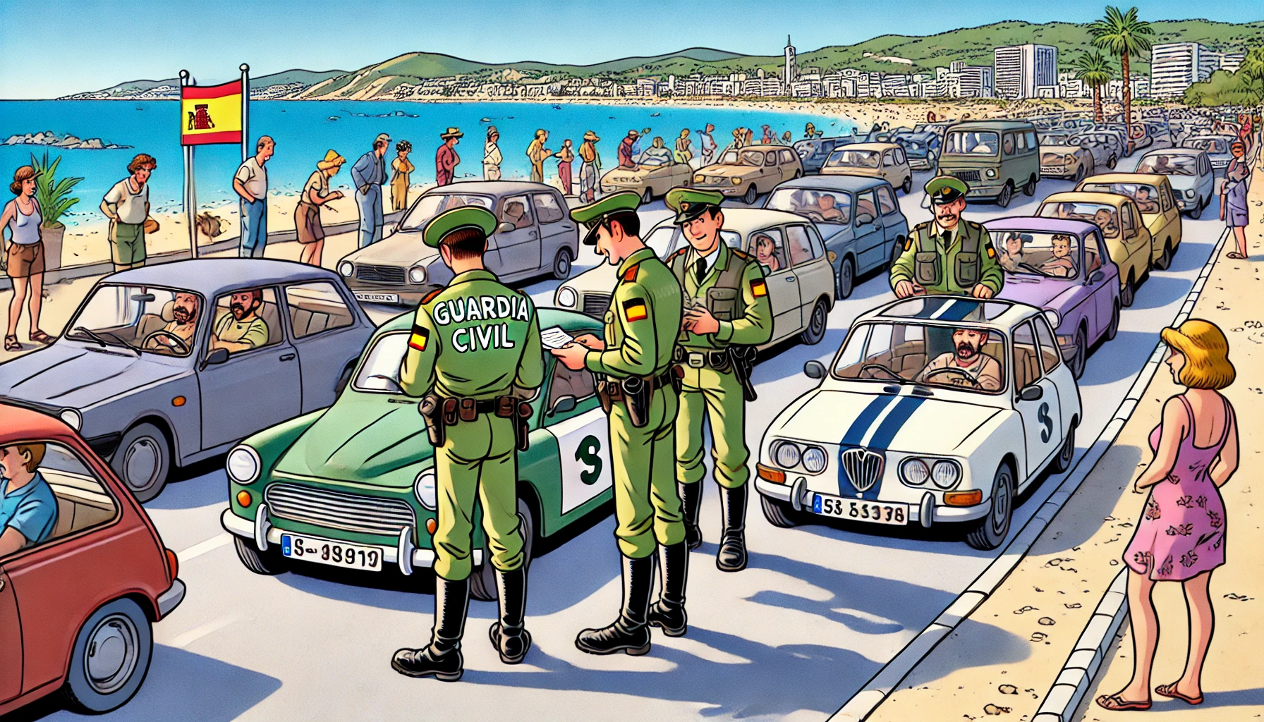 Drugscontrole Guardia Civil