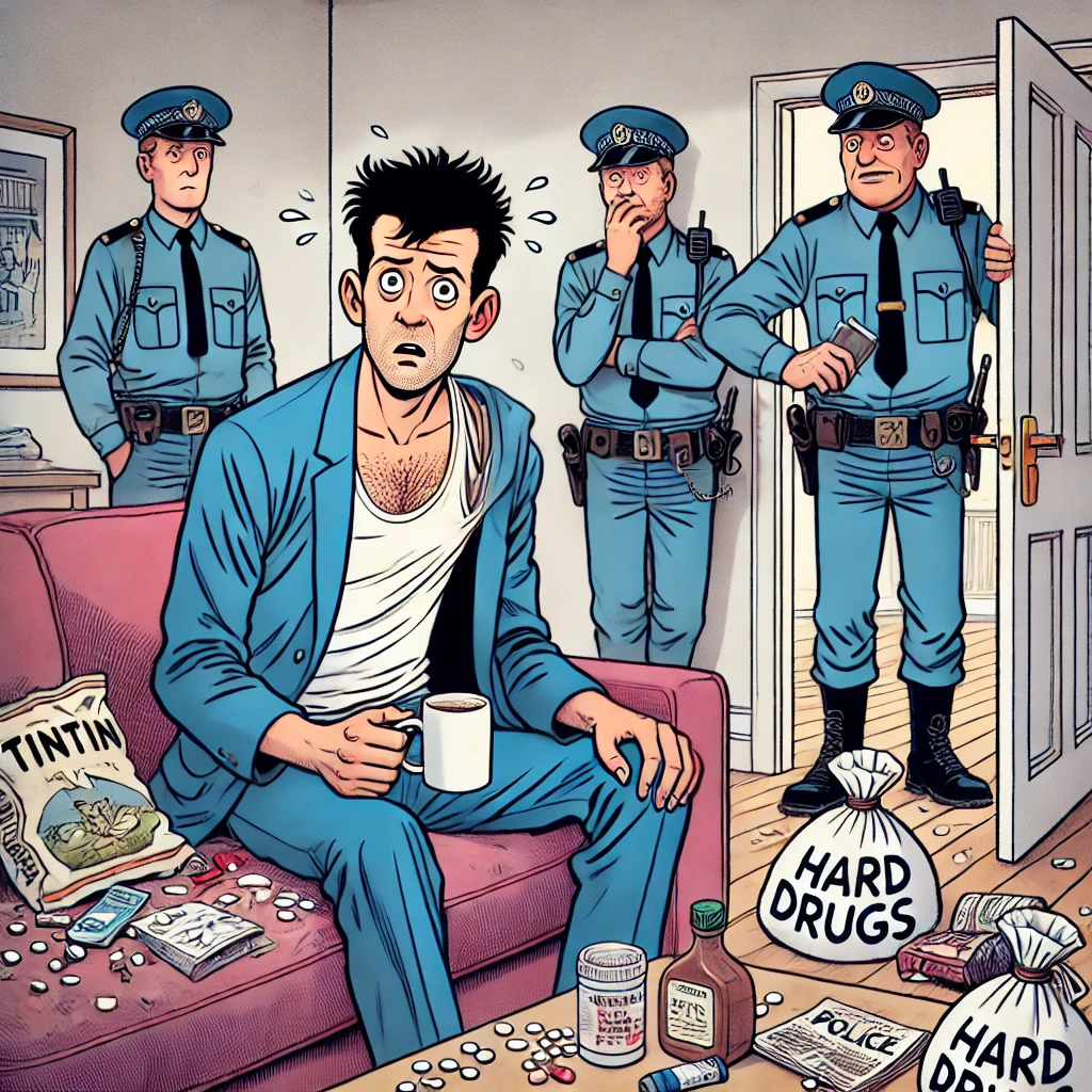 Justitiemedewerker aan de drugs