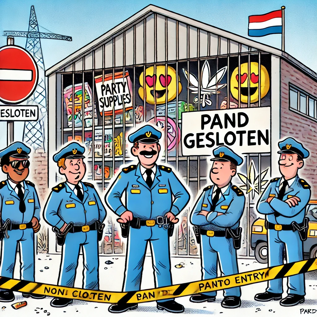 Pand gesloten in Oud Gastel