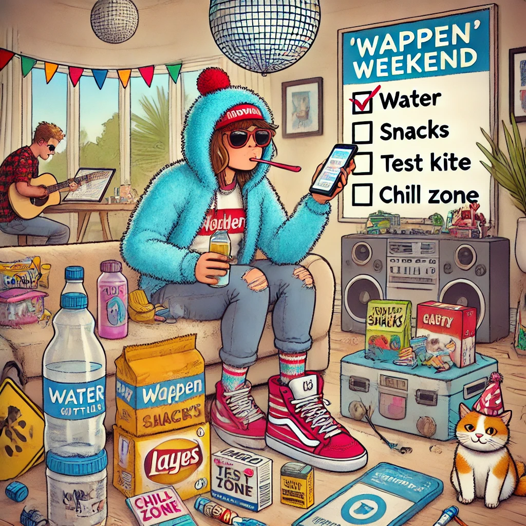 Voorbereiding op een weekend wappen