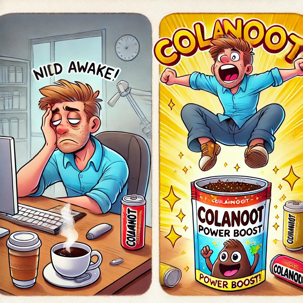 Colanoot en wakker blijven