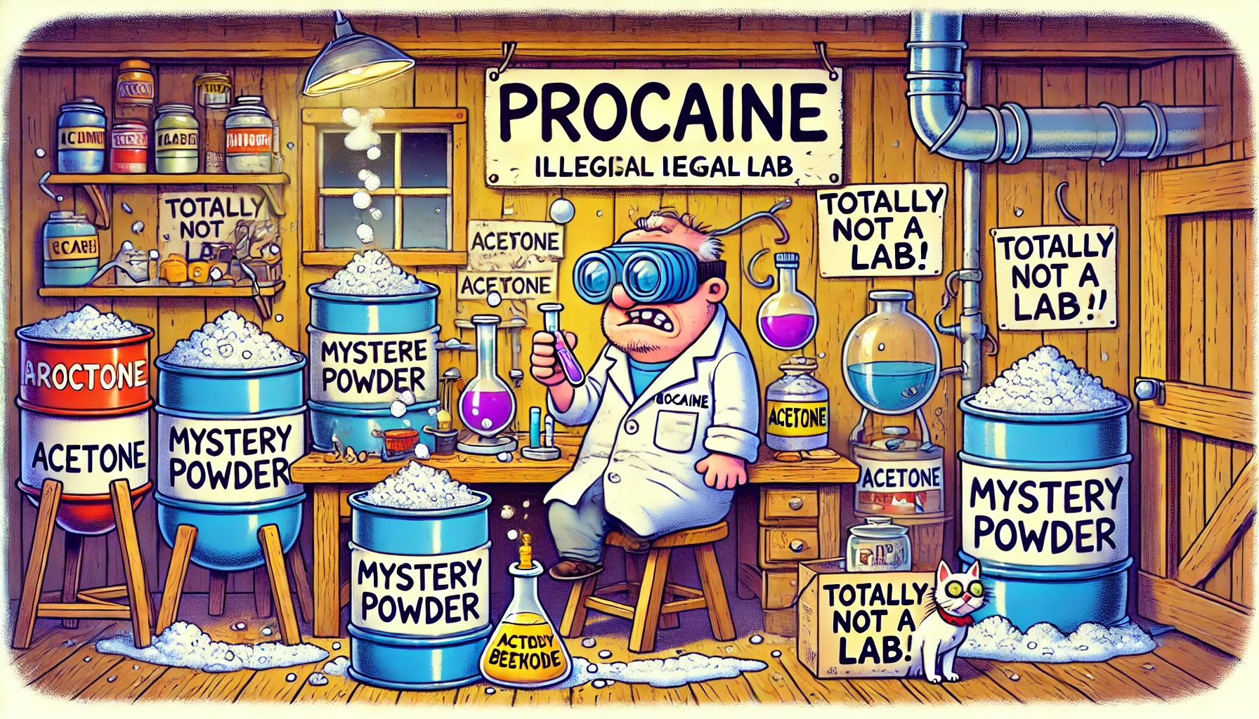 Procaïne laboratorium