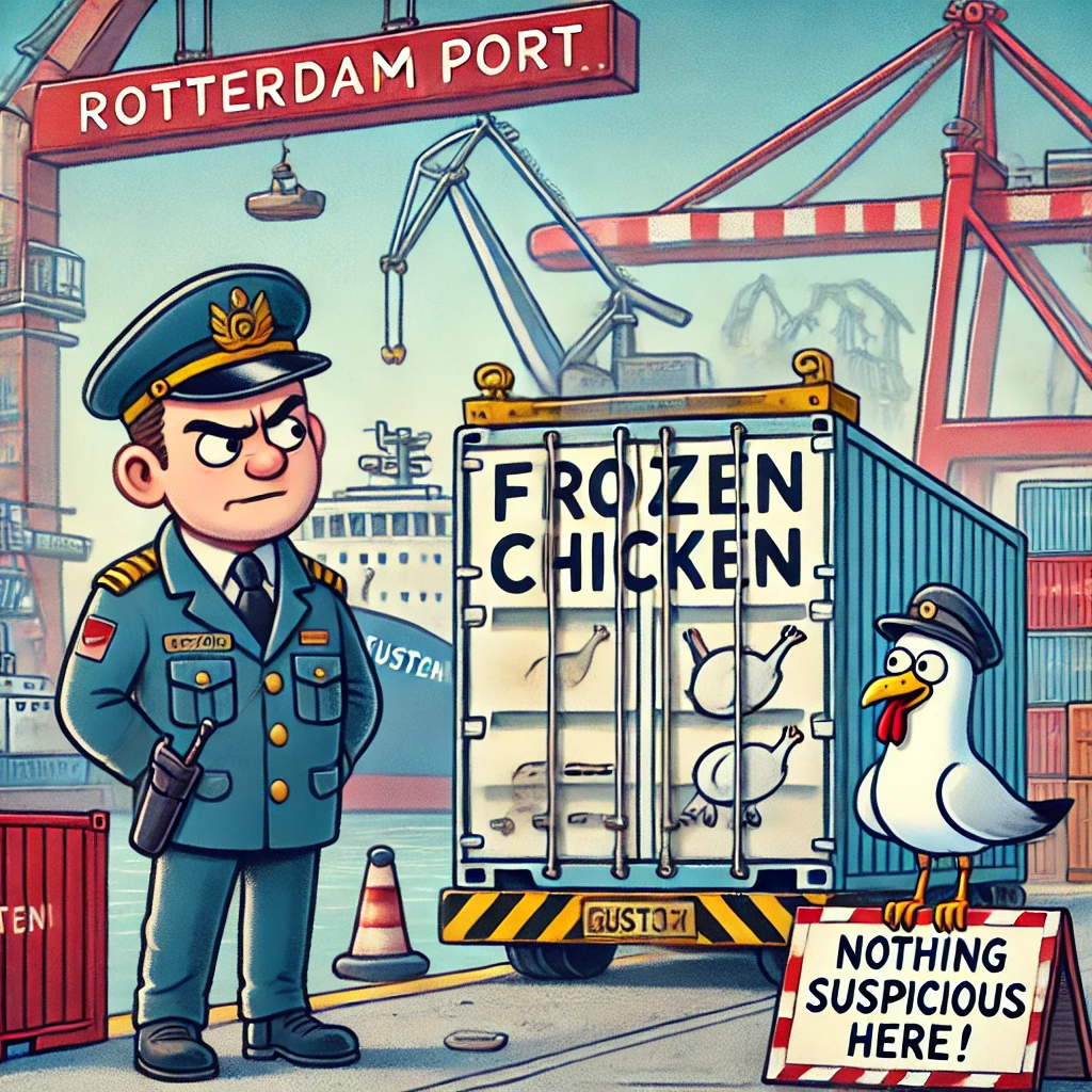 Bevroren kip Rotterdam