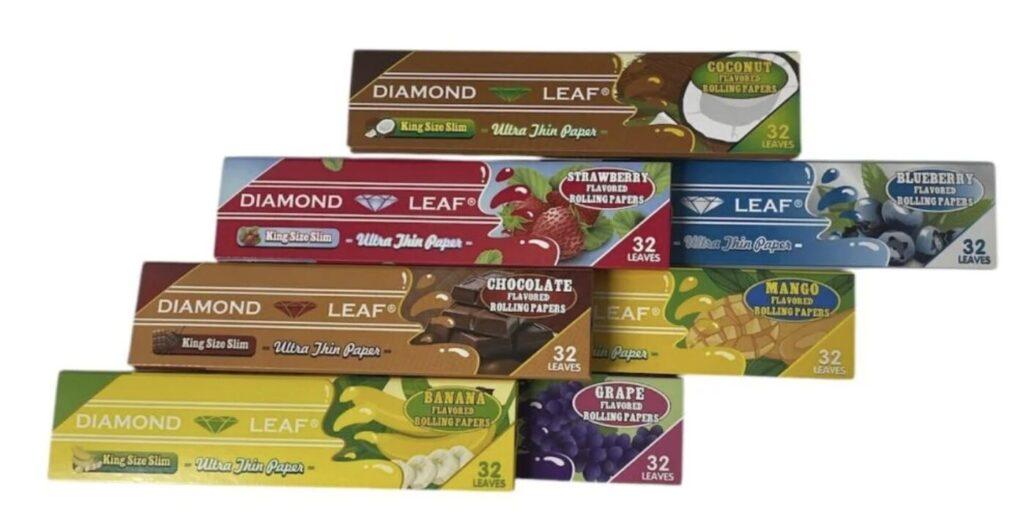 Diamond Leaf vloei met smaak