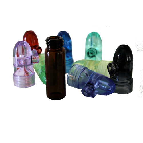 Bullet amberglas gekleurd groot