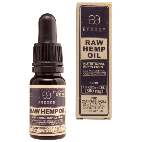 CBD olie RAW 3% (Endoca) 10 ml