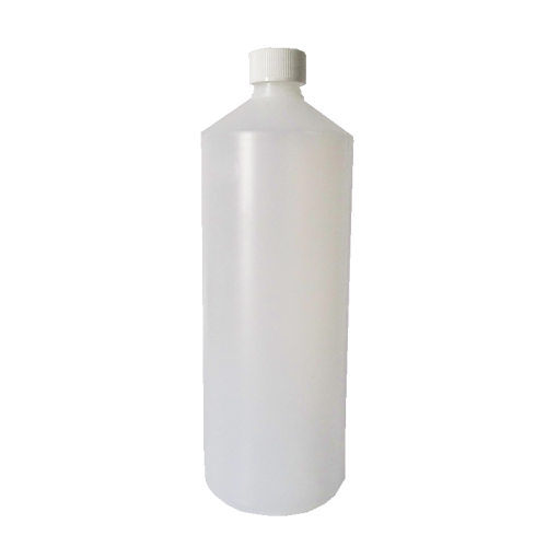 Lege fles 1 liter met schreofdop