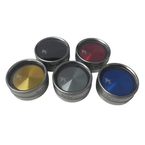 Grinder black leaf - 2 delig - 40mm