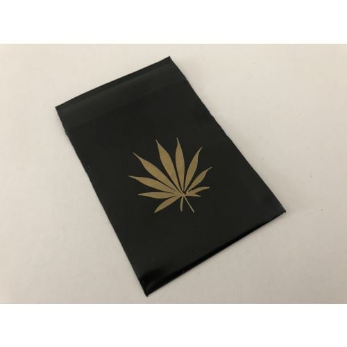 Sluitzakje zwart Cannabis 