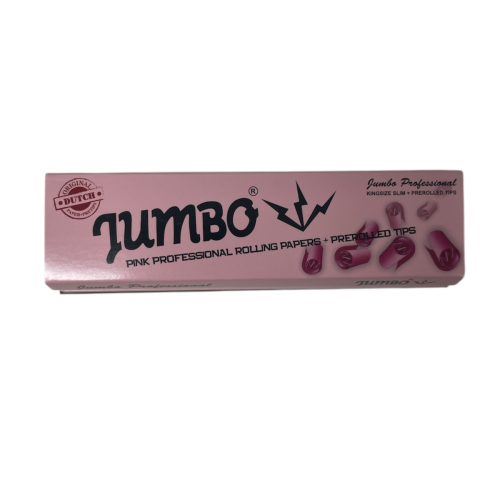 Jumbo vloei met voorgerolde tips | roze