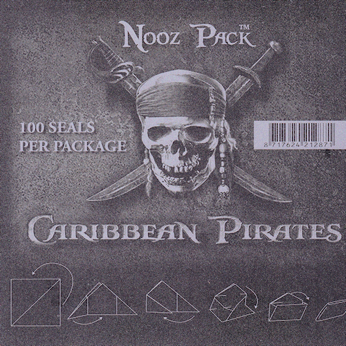 Nooz Pack Caribbian Pirates seals klein