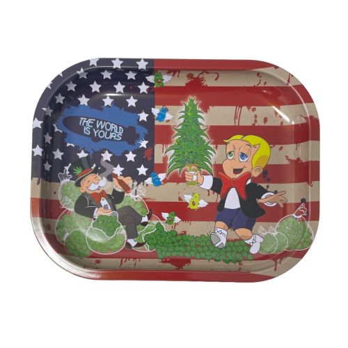 Rolling tray Mr Monopoly & Richie Rich - 14 x 18 cm