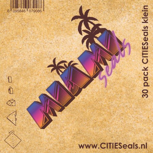 Seals Miami City klein 30 stuks