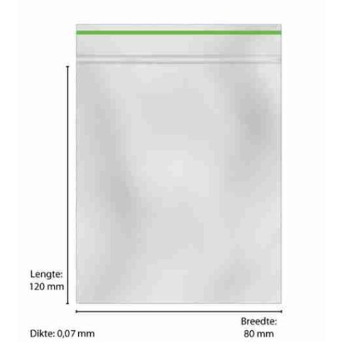 Sluitzakjes 80 x 120 mm