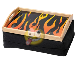 Dienbladkussen Vlammen