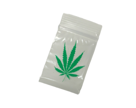 Gripzakjes cannabis 40x60 transparant