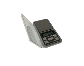 Mini precisie weegschaal geopend