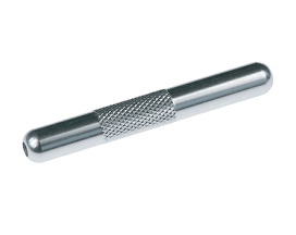 Snuifpijpje dik, zilver